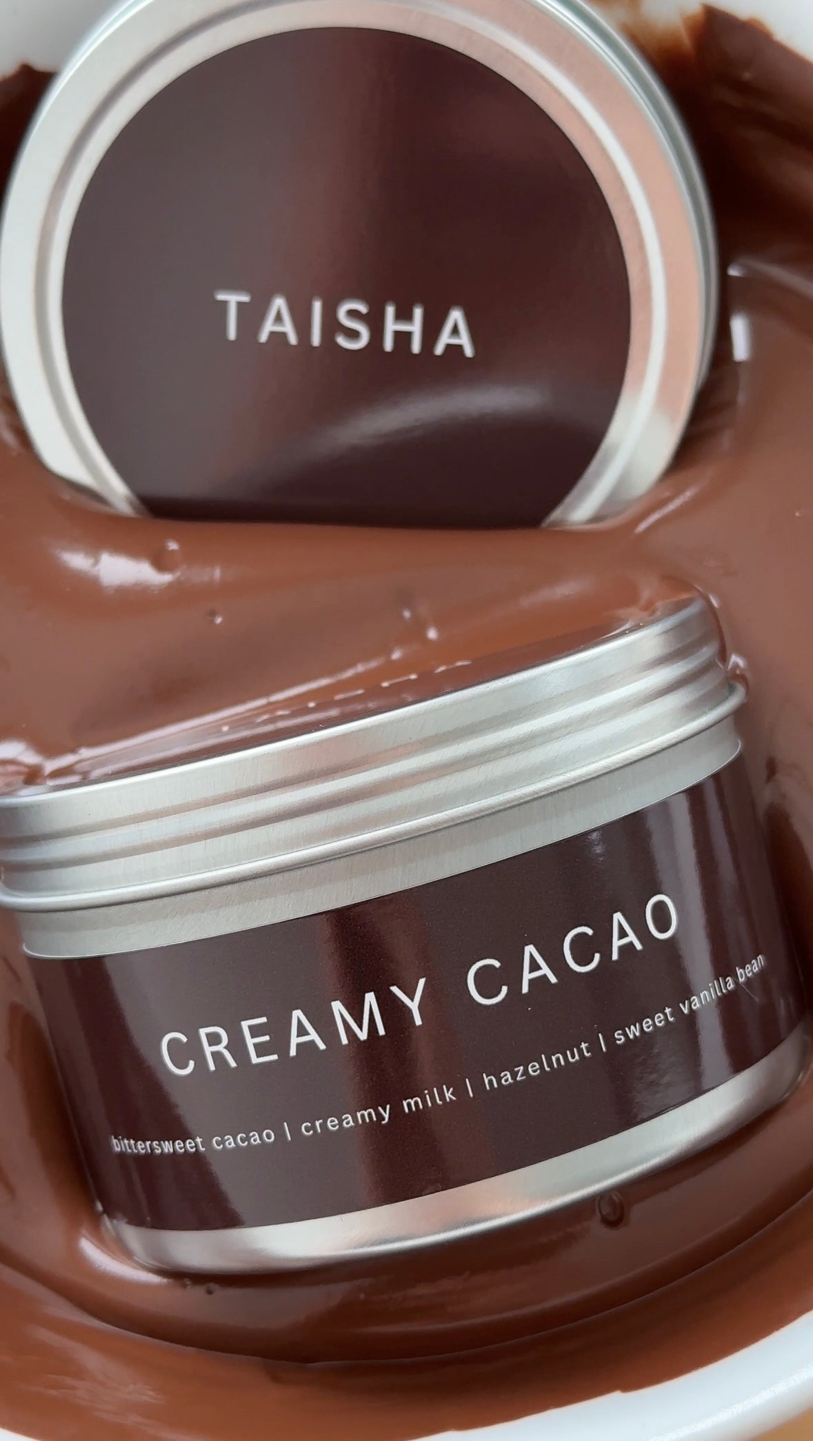 CREAMY CACAO - CANDLE TIN