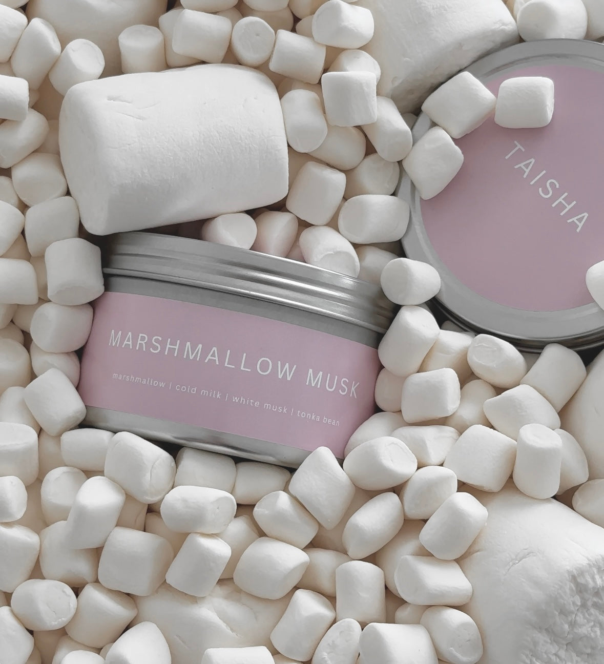 MARSHMALLOW MUSK - CANDLE TIN