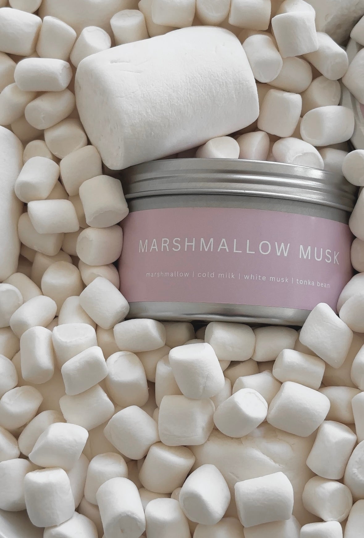 MARSHMALLOW MUSK - CANDLE TIN