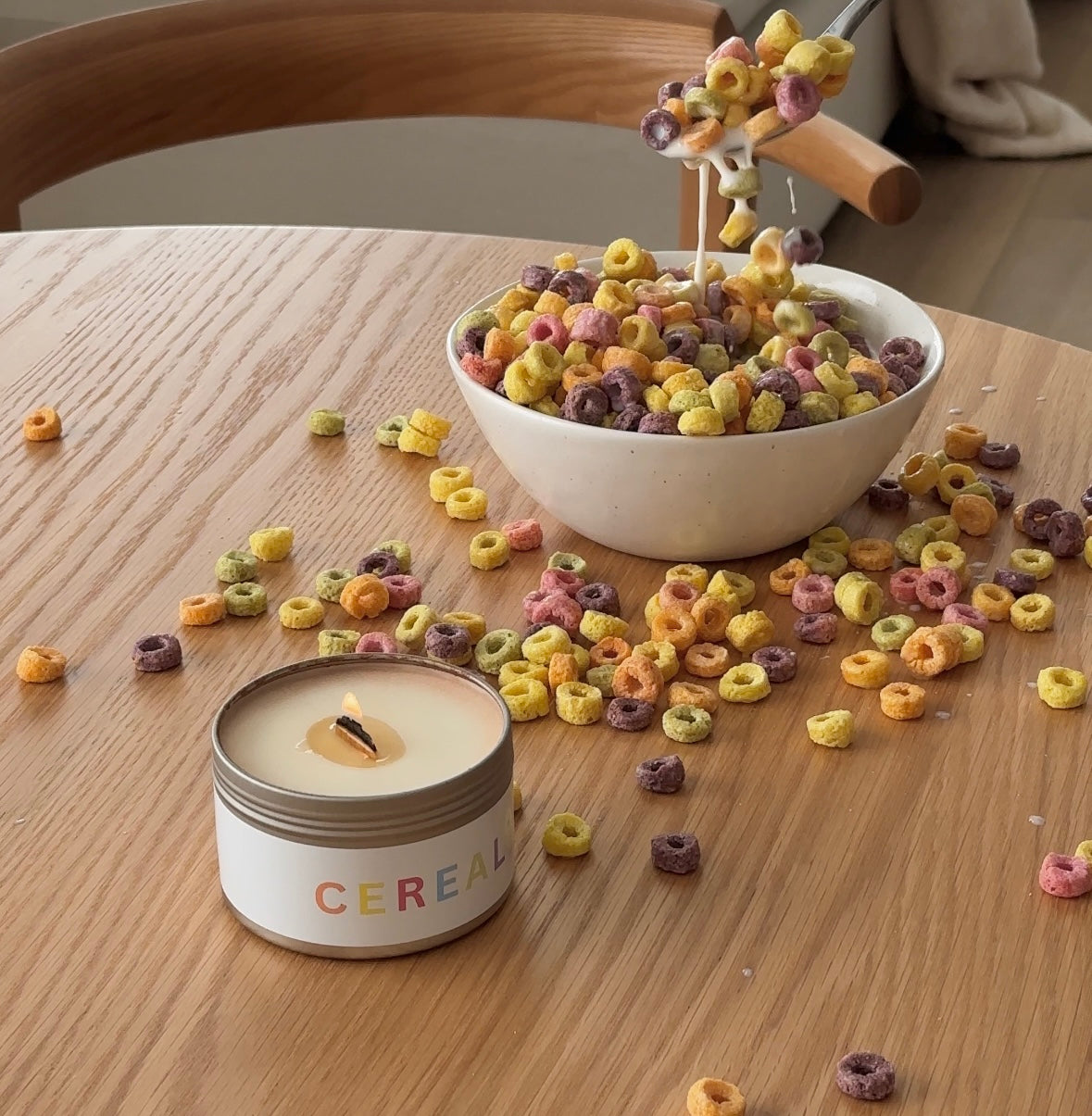 CEREAL - CANDLE TIN