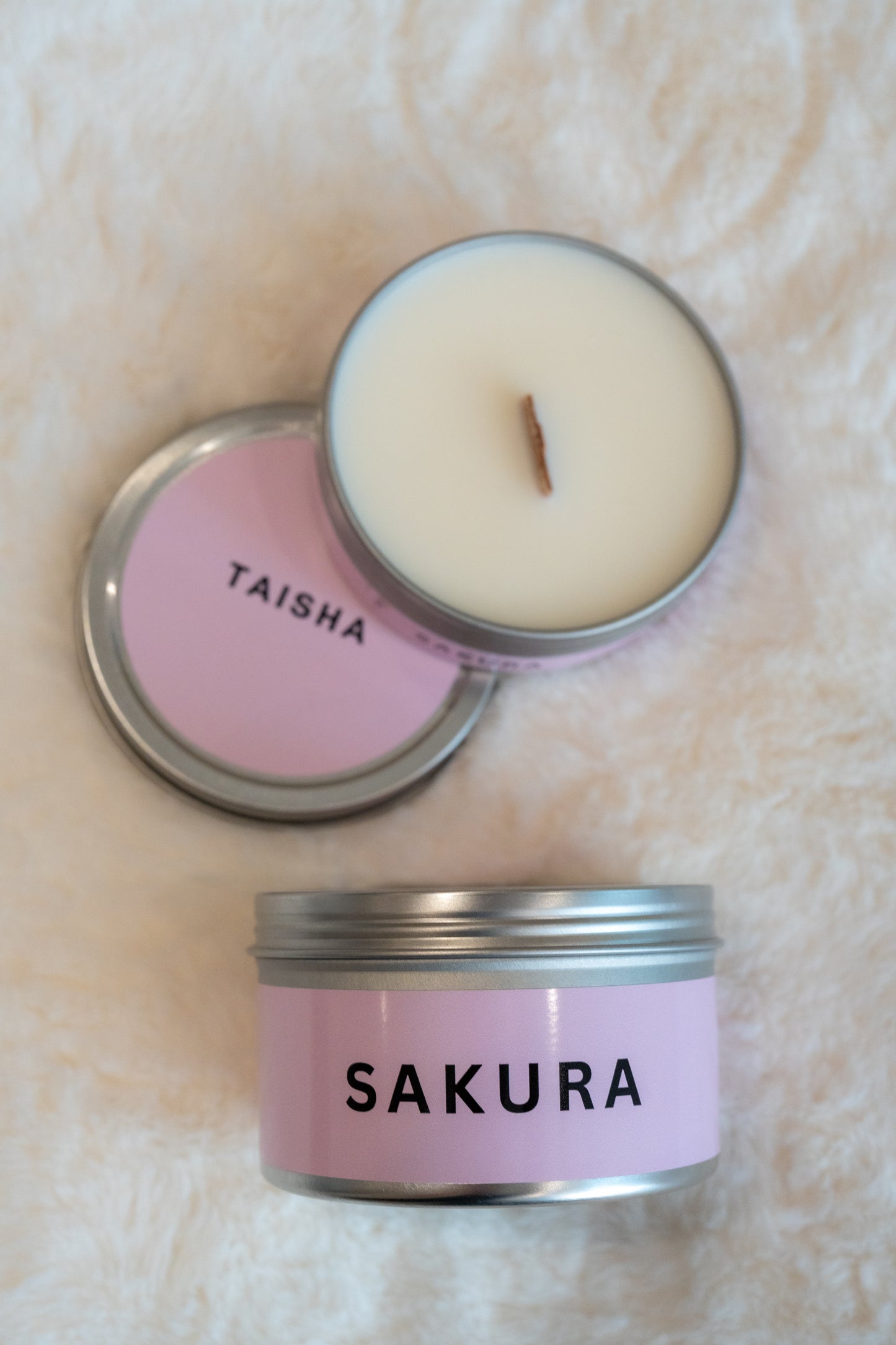 SAKURA / CHERRY BLOSSOM - CANDLE TIN