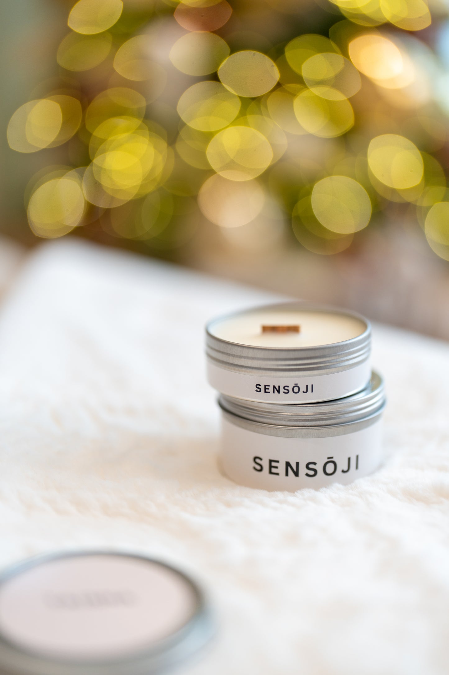 SENSOJI / BURNING INCENSE - CANDLE TIN