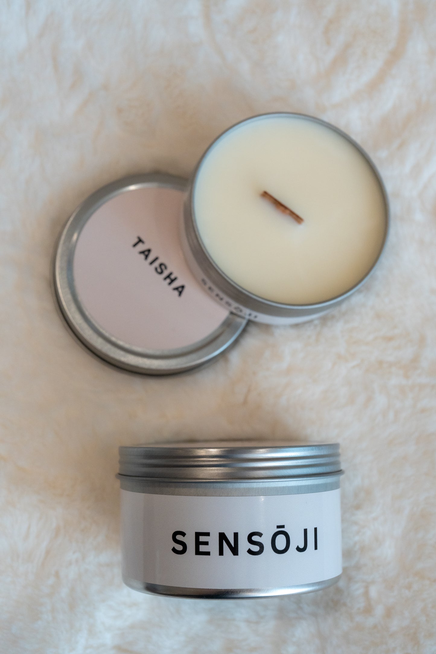 SENSOJI / BURNING INCENSE - CANDLE TIN