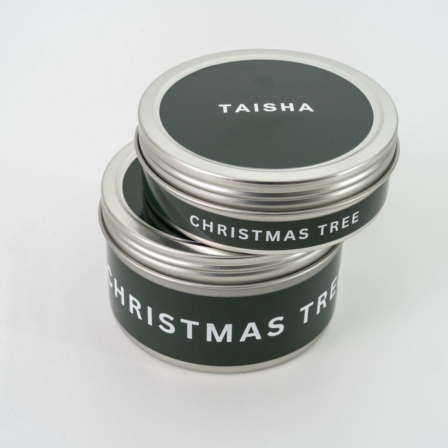 CHRISTMAS TREE - CANDLE TIN