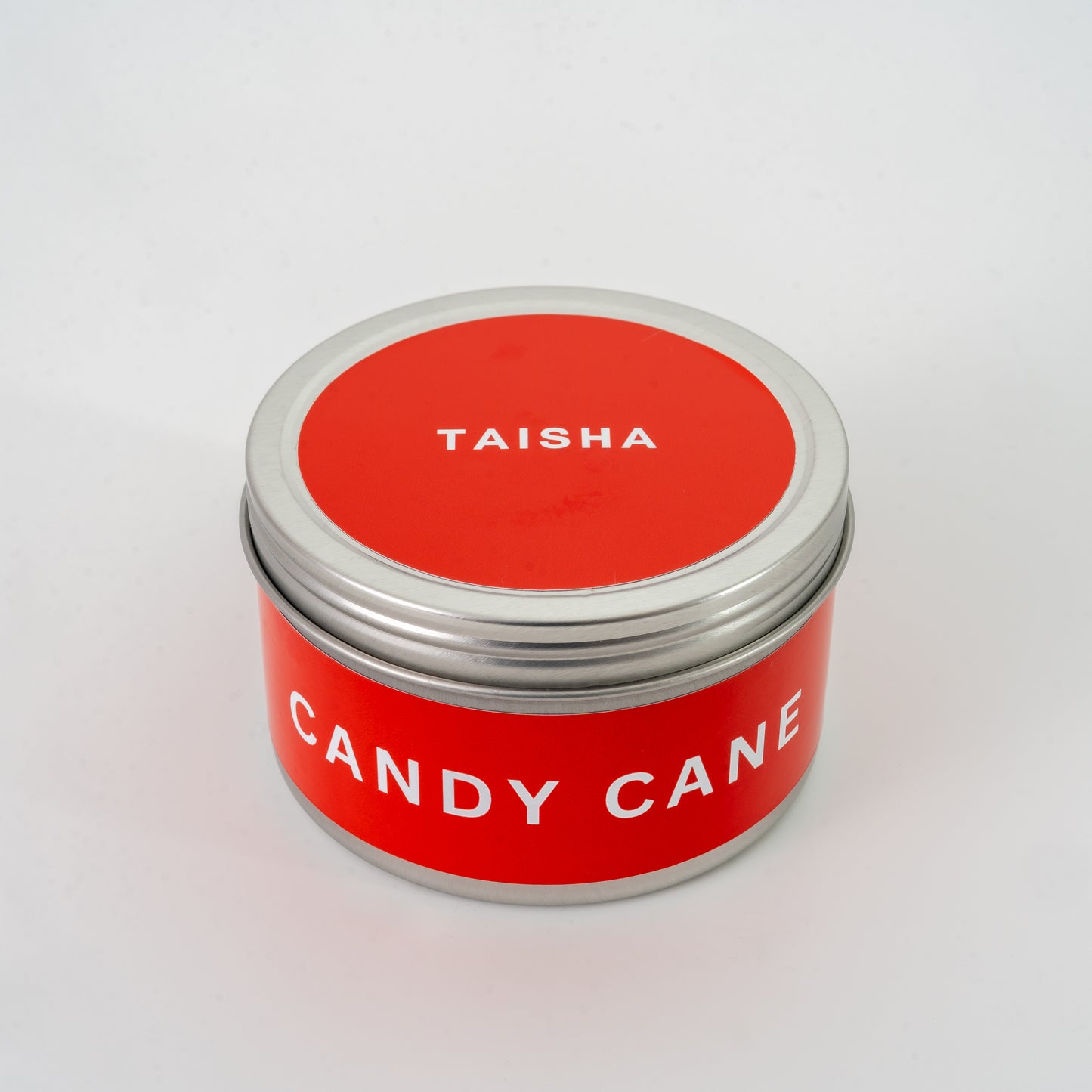 CANDY CANE - CANDLE TIN