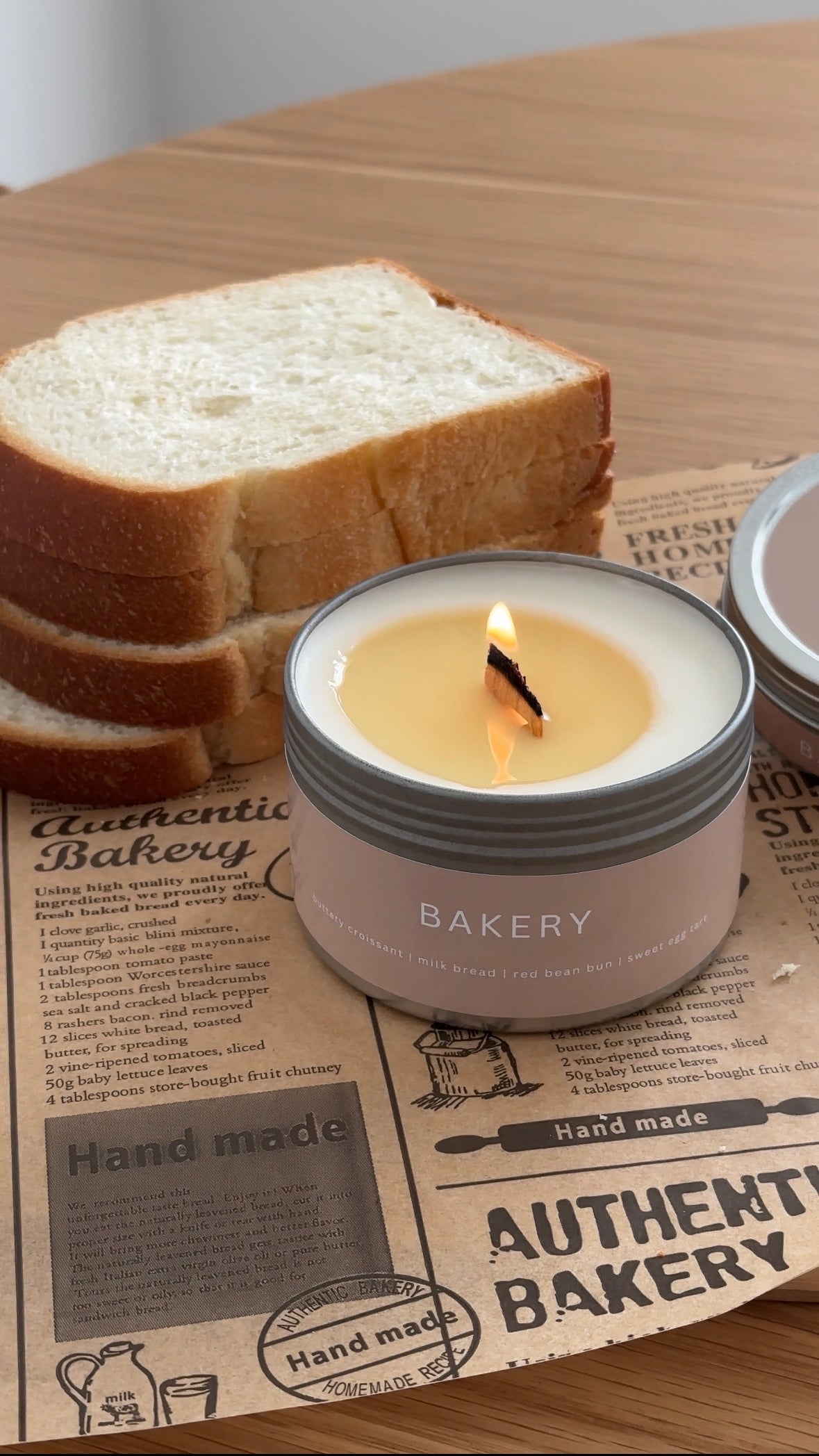 BAKERY - CANDLE TIN