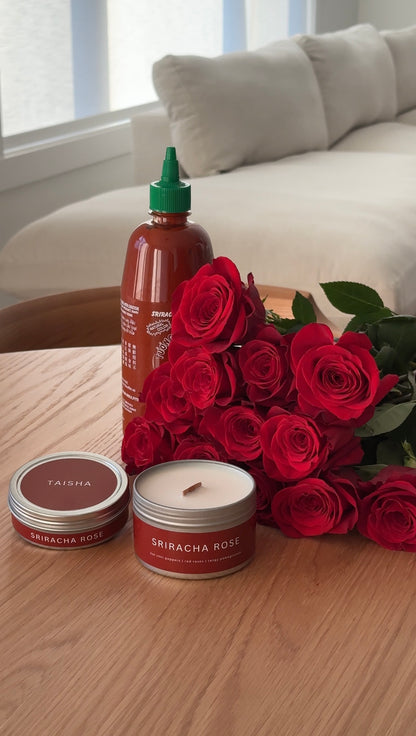 SRIRACHA ROSE - CANDLE TIN