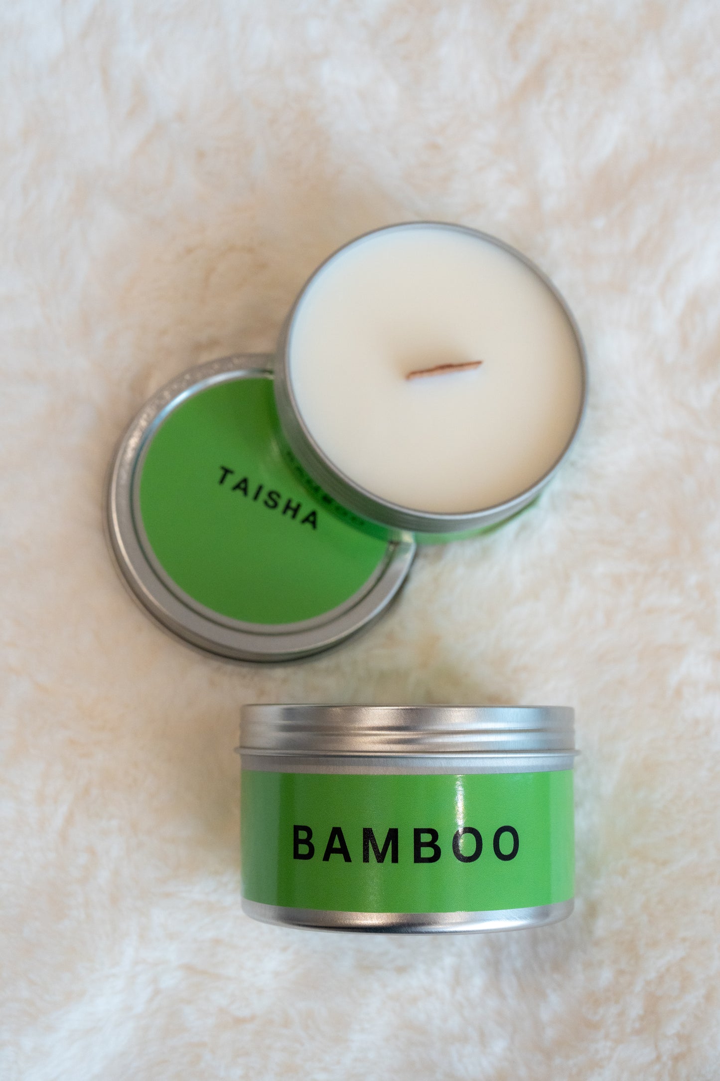 BAMBOO - CANDLE TIN