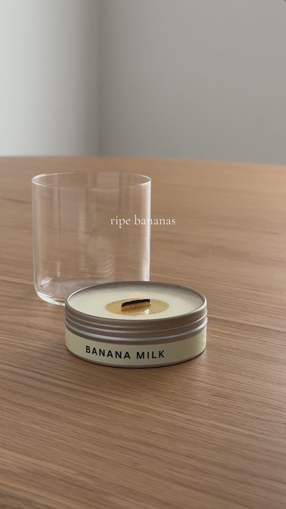 BANANA MILK - CANDLE TIN